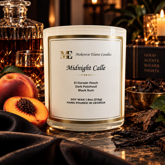 Midnight Calle Hand Poured Soy Candle