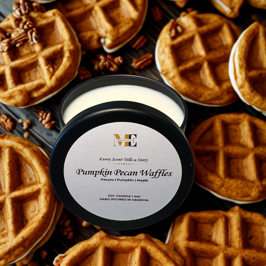 Pumpkin Pecan Waffles Hand Poured Soy Candle