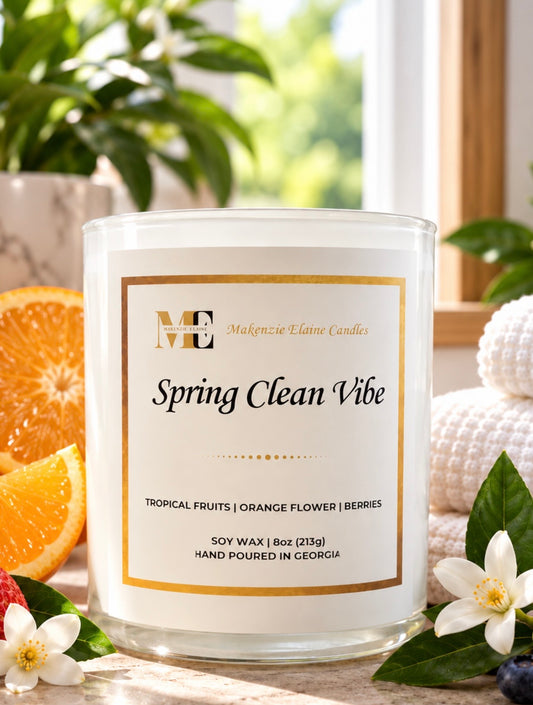 Spring Clean Vibes Hand Poured Soy Candle