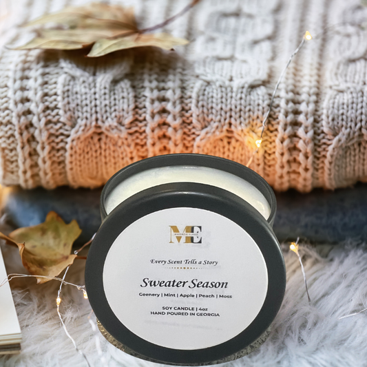 Sweater Season Hand Poured Soy Candle