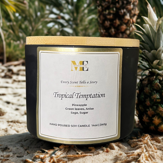 Tropical Temptation 3-Wick Hand Poured Soy Candle